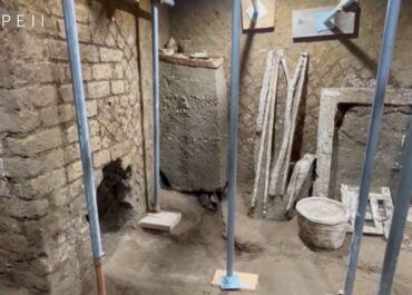 Carpenter's Tools Discovered in Servant Quarters of Civita Giuliana Villa