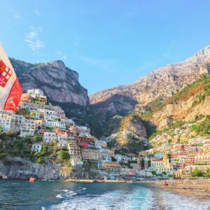 Amalfi Coast by car and by boat from Naples Port Excursion from port