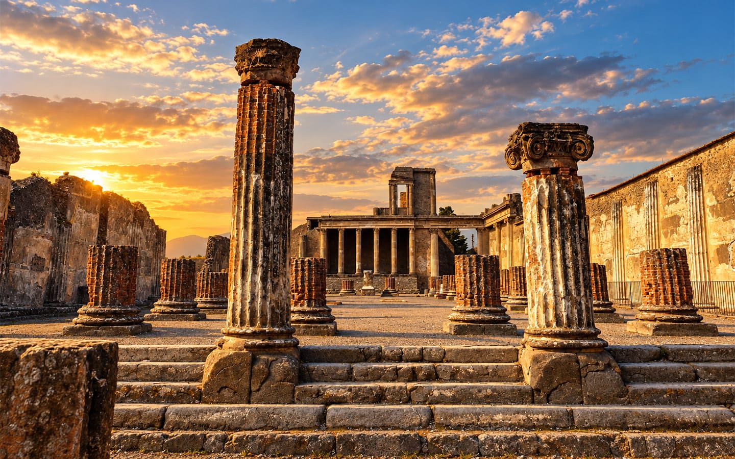 Naples to Sorrento All-Inclusive Transfer with Pompeii Archaeological Site