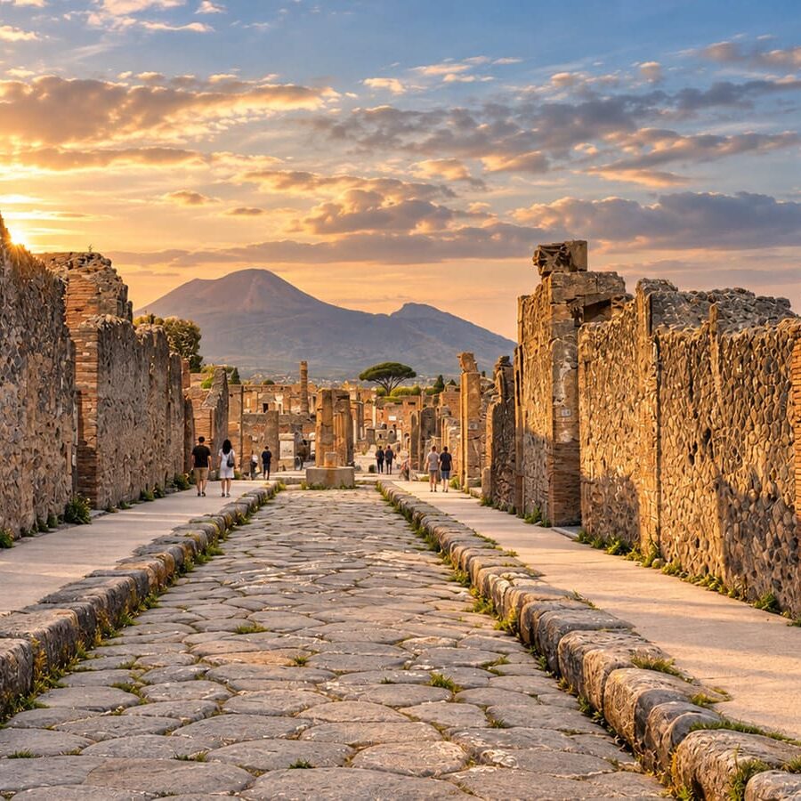 Pompeii & Vesuvian Winery Tour from Naples All inclusive